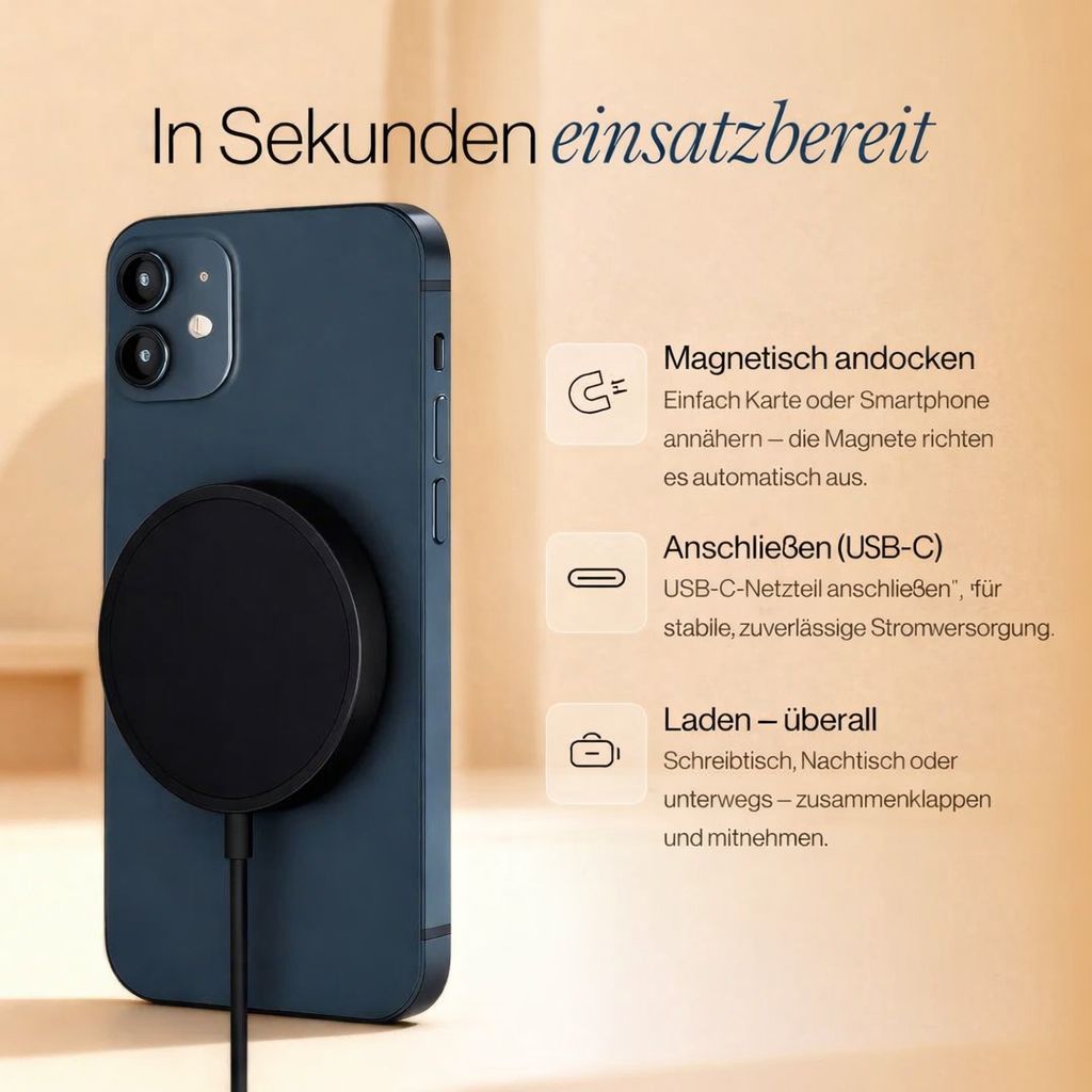 Kabelloses Ladegerät für Carteo™️