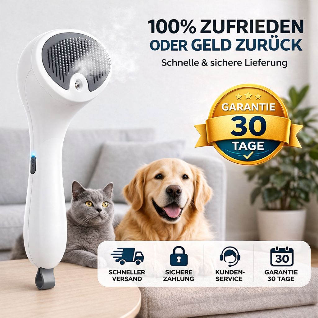 Vapeo – Dampfbürste gegen Tierhaare