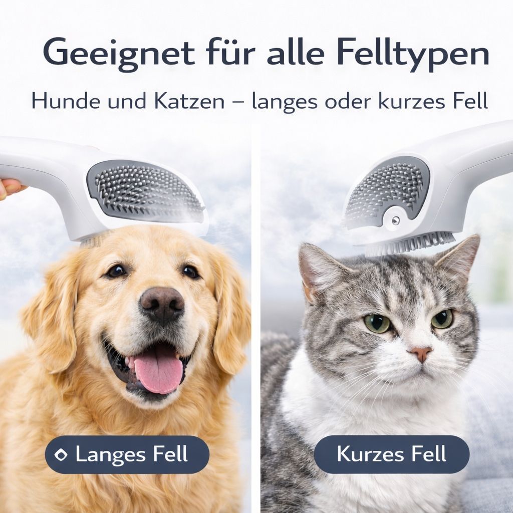 Vapeo – Dampfbürste gegen Tierhaare
